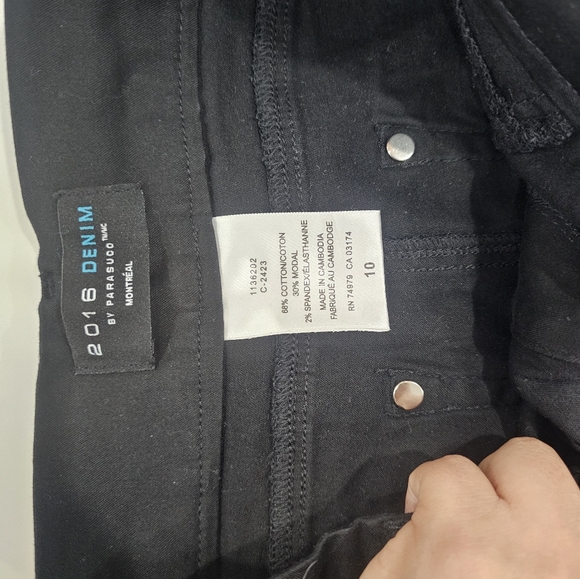 2016 Denim By Parasuco Mid-Rise Straight Corduroy Jeans NWT - Picture 7 of 10